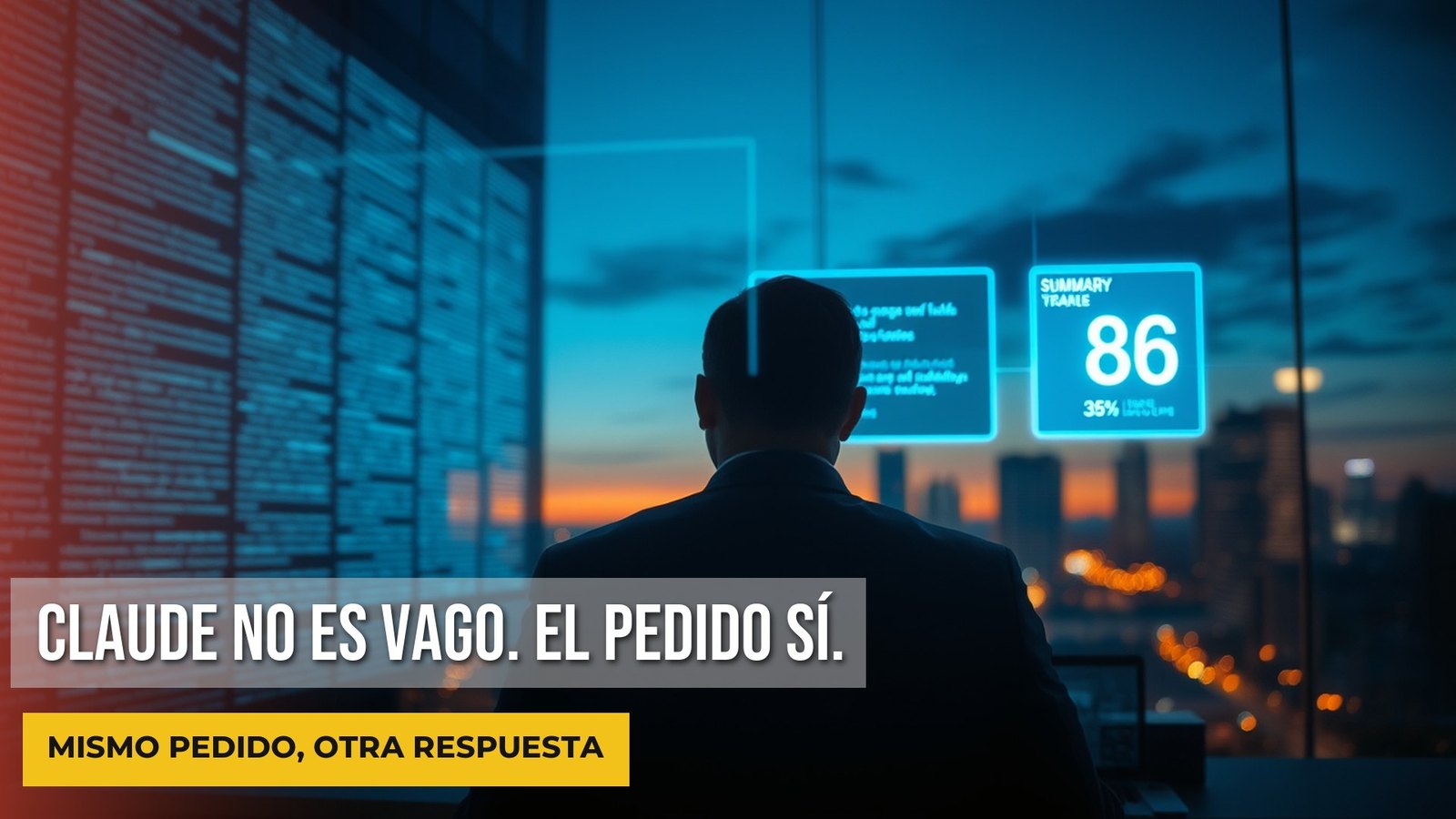 Claude no es vago. El pedido sí.