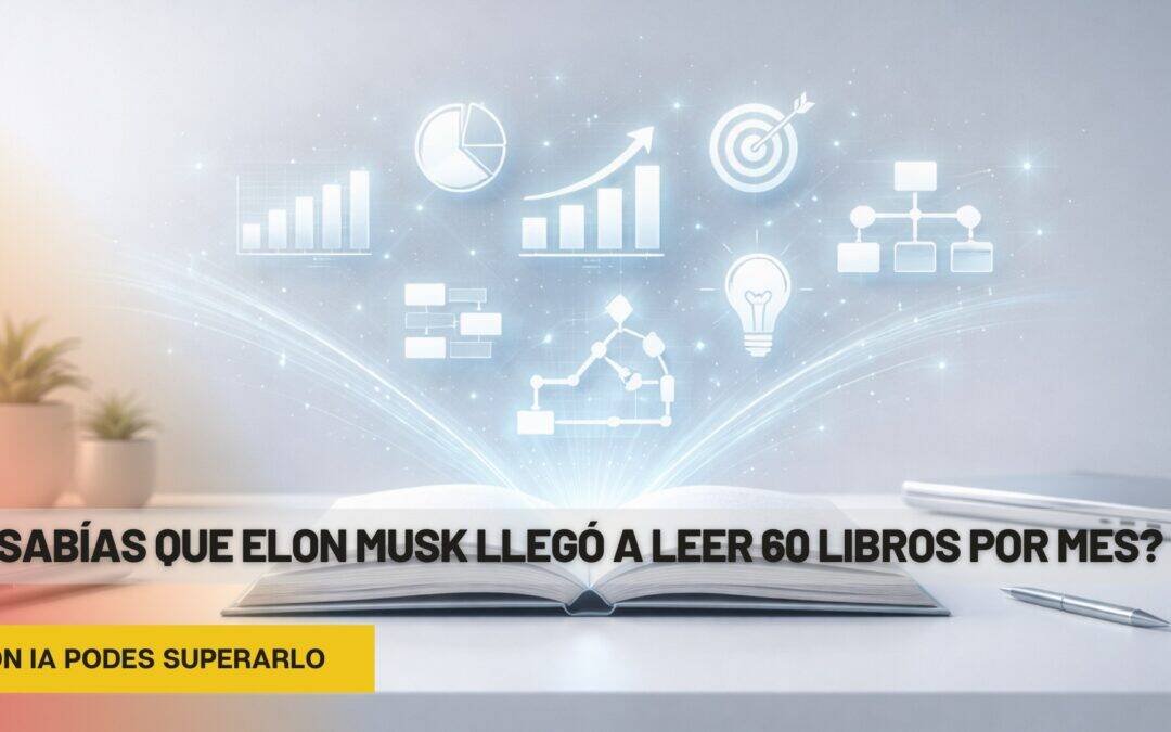 ¿Sabías que Elon Musk llegó a leer 60 libros por mes?