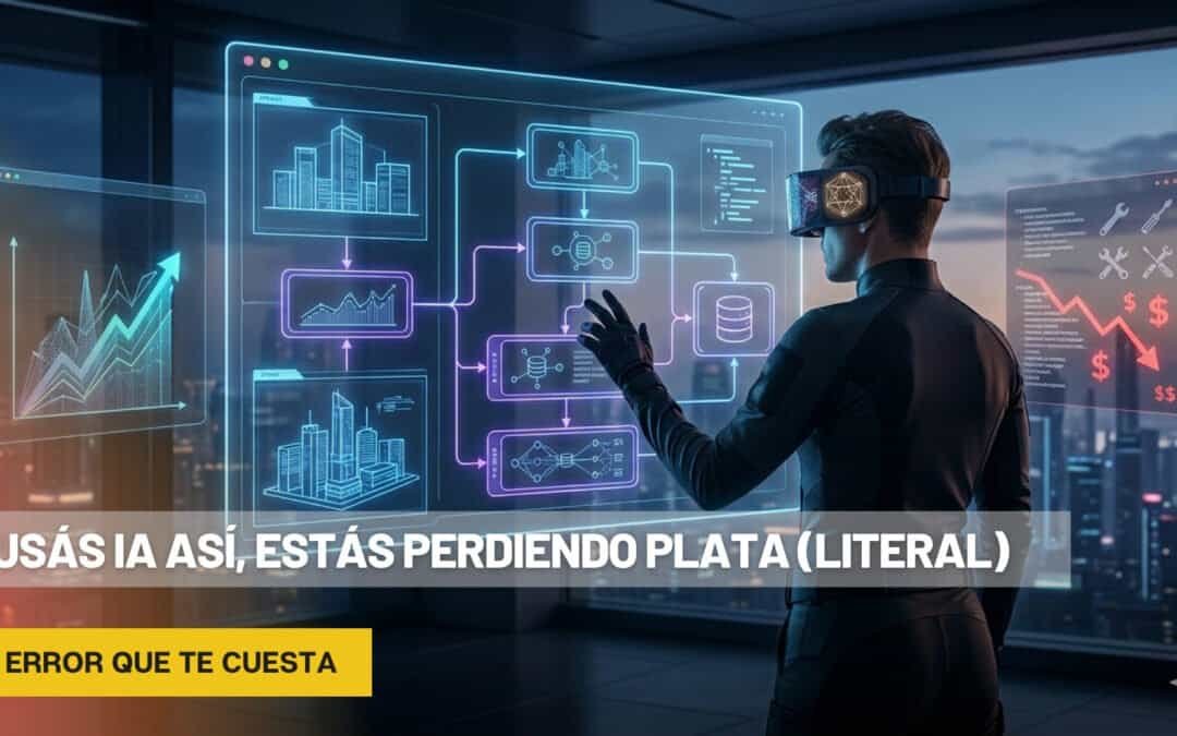Si usás IA así, estás perdiendo plata (literal)